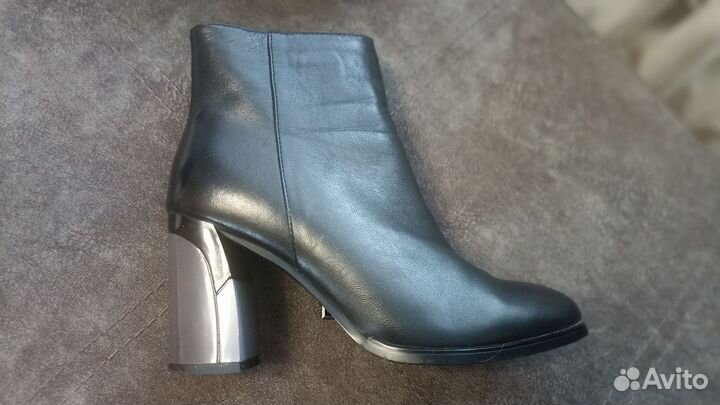 Ботильоны зимние кожа 39