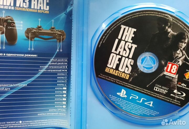 Last of us (одни из нас) ps4 (лицензия)