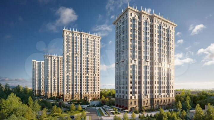 2-к. квартира, 77,6 м², 20/26 эт.