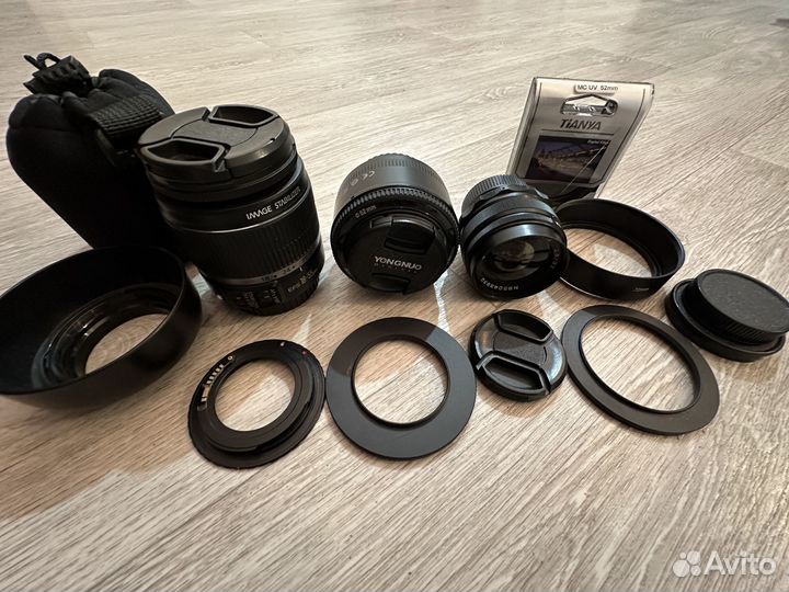 Canon Rebel T3i (600d) c 3 объективами и доп.обор