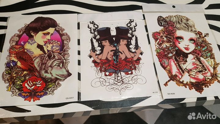 Временные татуировки