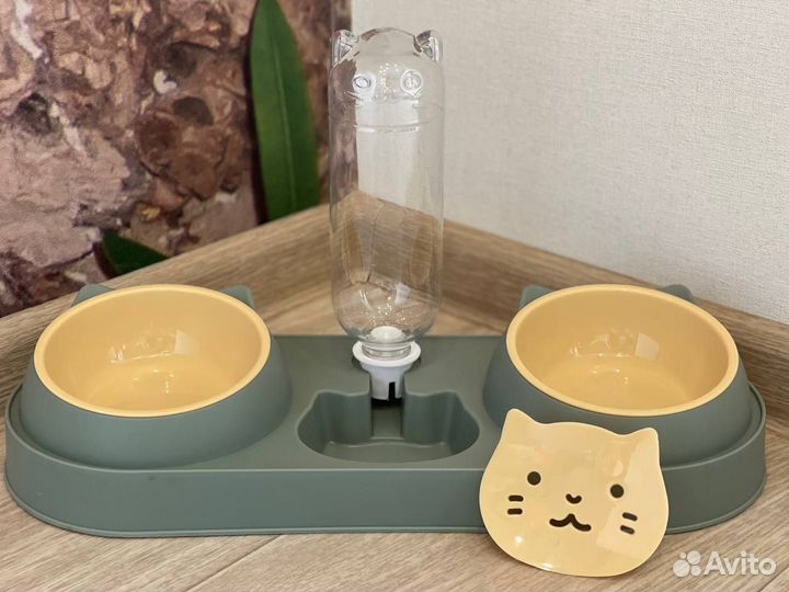 Миска для кошек с автопоилкой