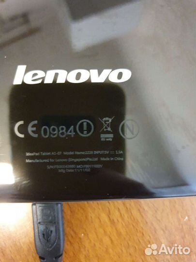 Планшет Lenovo IdeaPad Tablet A1107 Black 16 GB