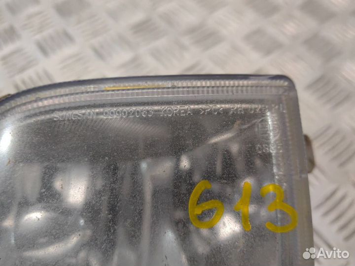 Фара противотуманная правая Chevrolet Aveo T200