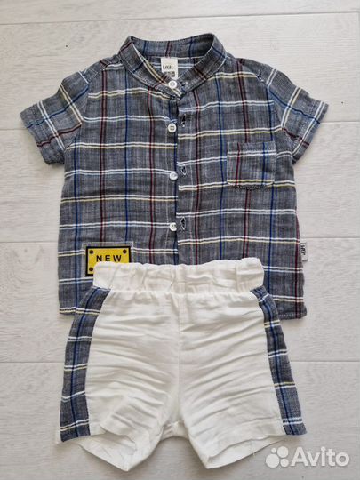 Рубашка и шорты 74 размер