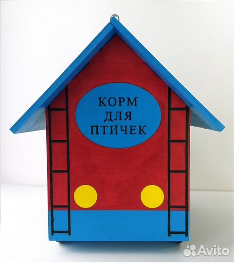 Кормушка для птиц «паровоз»