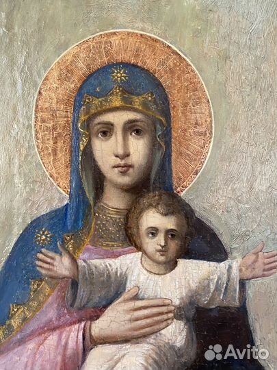 Храмовая икона Благодатное Небо 19 век