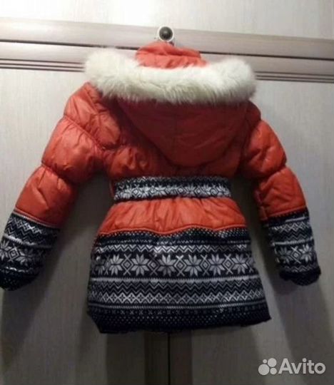 Зимняя куртка удлиненная для девочки