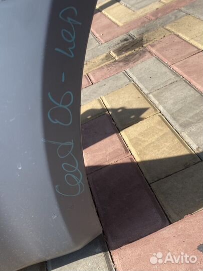 Kia ceed бампер передний