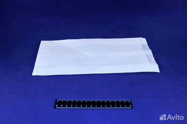 Пакет бумажный 310*170*60мм без печати, белый.3811