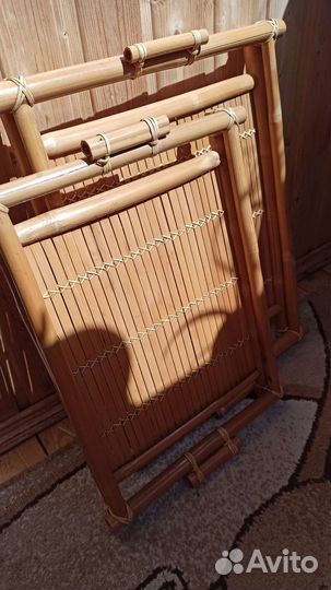 Подносы из бамбука