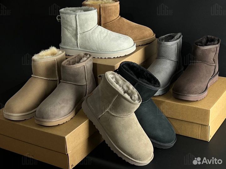 Угги Классикс Мужские Ugg Classic Mini II Chestnut