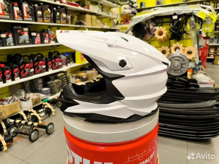 Шлем AiM JK803 White Glossy, Р-Р: M