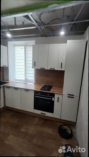 Кухонный гарнитур белый модульный новый