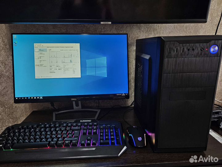 Компьютер в комплекте i7 8gb ssd 120 hdd500