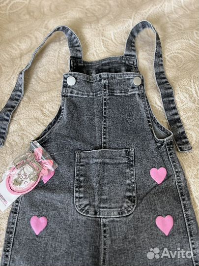 Комбинезон джинсовый