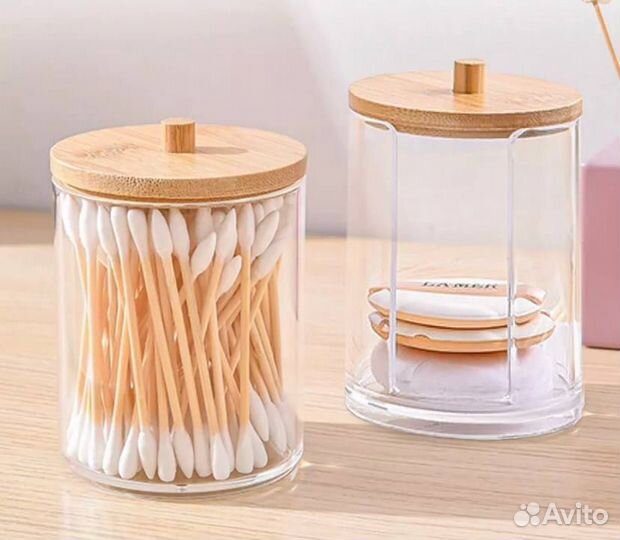 Контейнер для ватных палочек и дисков