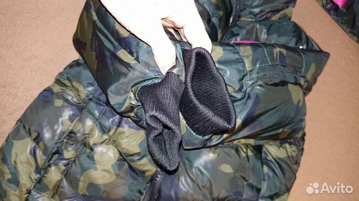 Зимнее пальто для девочки (Acoola), р.104-110