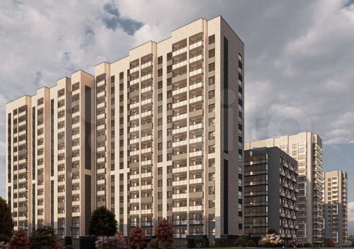 2-к. квартира, 33,1 м², 1/16 эт.