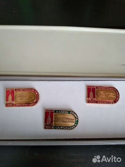 Подарочный набор значков.Олимпиада ссср,1980г