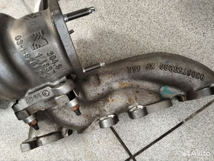 Турбина EP6 Пежо 3008 Ситроен с4 1.6 turbo 150лс