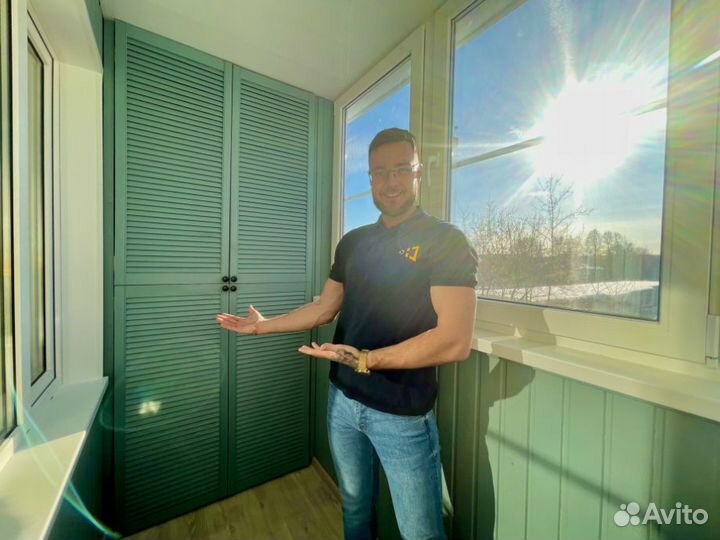 Остекление\ремонт балконов лоджий под ключ Чебокса