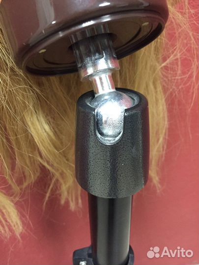 Учебная голова для причесок со штативом