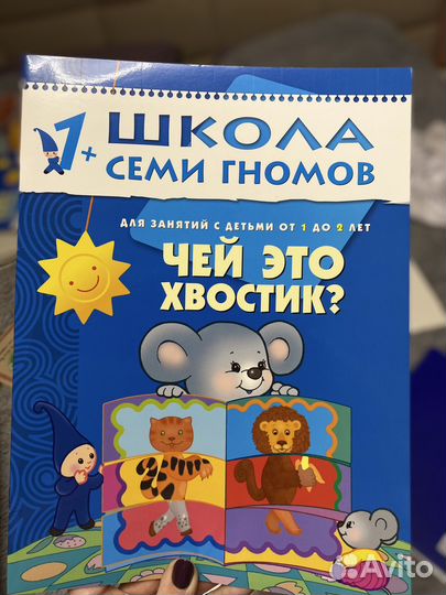 Развивающие книги 1+ Школа семи гномов