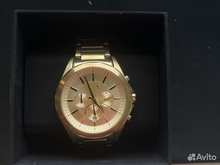 Мужские часы Gold Plated Chronograph by AE