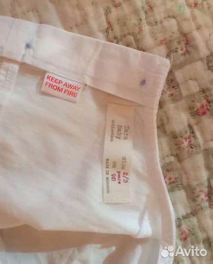 Рубашка Zara Baby оригинал для девочки 98