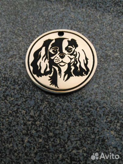 Адресник лазерная гравировка