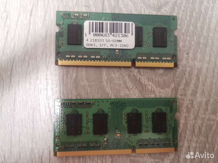 Оперативная память SO-dimm ddr3l