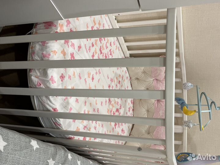 Кроватка трансформер круглая