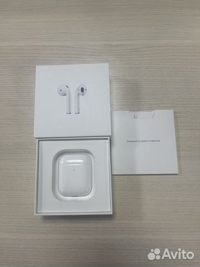 Беспроводные наушники apple airpods 2 поколения