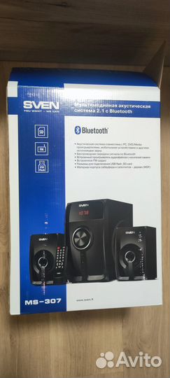 Колонки и саб 2.1 Sven ms307
