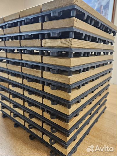 Террасный паркет из северной термососны 