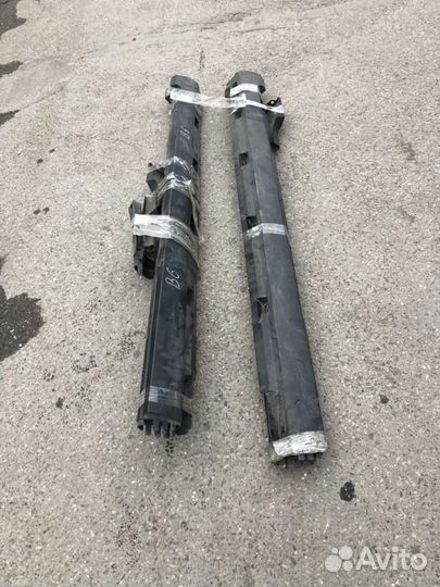 Пороги пластиковые на короб Фольксваген пассат Б6