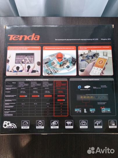 Wifi роутер Tenda AC6