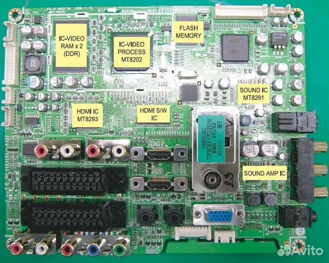 Материнская плата майн Main для телевизора