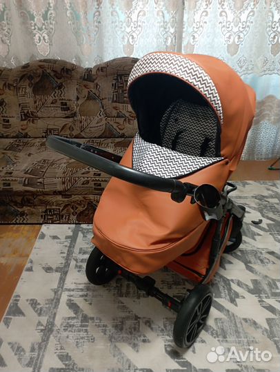 Коляска Lonex Comfort Gallaxy 3в1 (Эко-кожа) )