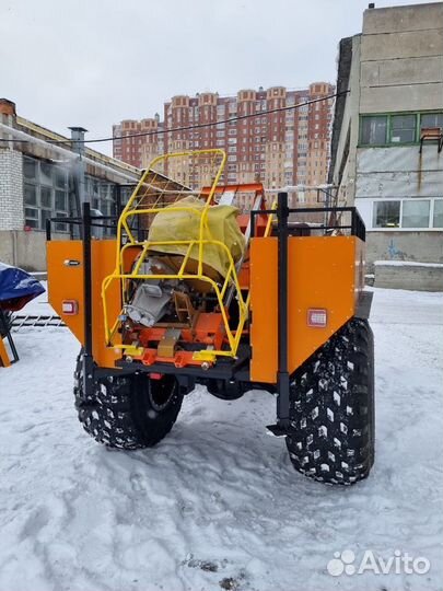 Вездеход Тундра на шинах низкого давления с эпсм