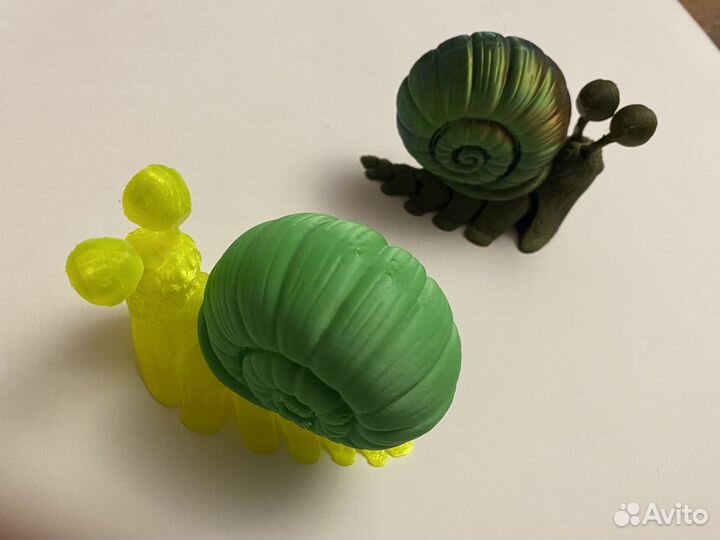 Подвижная фигурка улитка