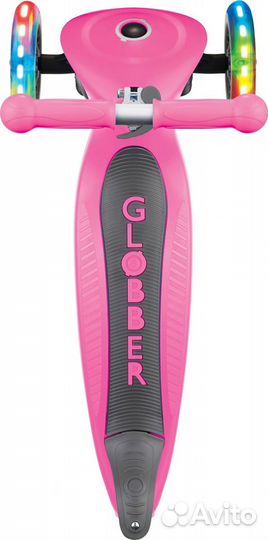 Самокат трехколесный Globber primo foldable lights