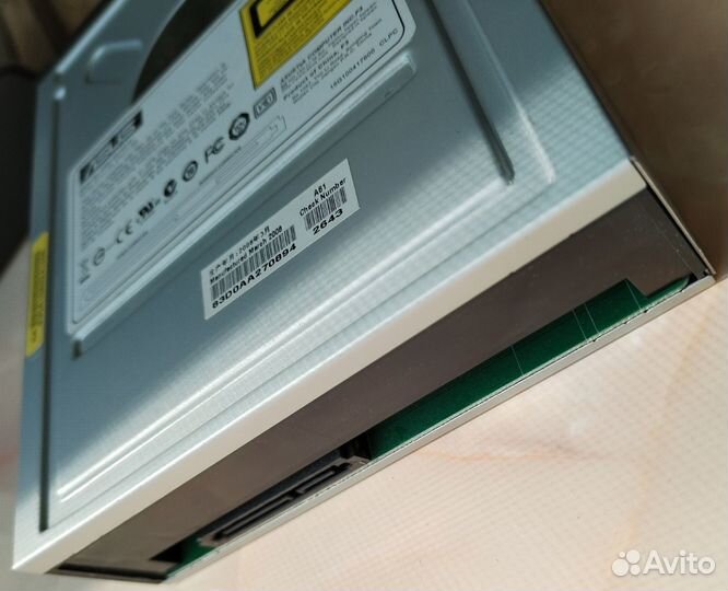 Рабочий dvd- привод Asus пишущий