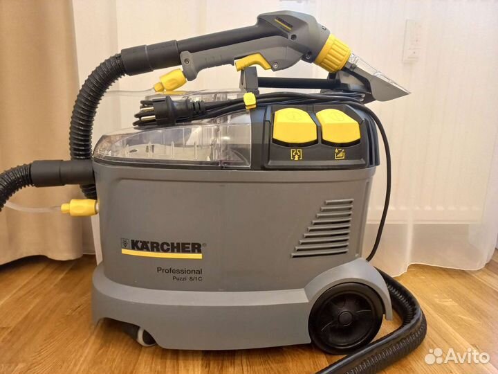 Прокат моющего пылесоса Karcher Puzzi 8. С химией