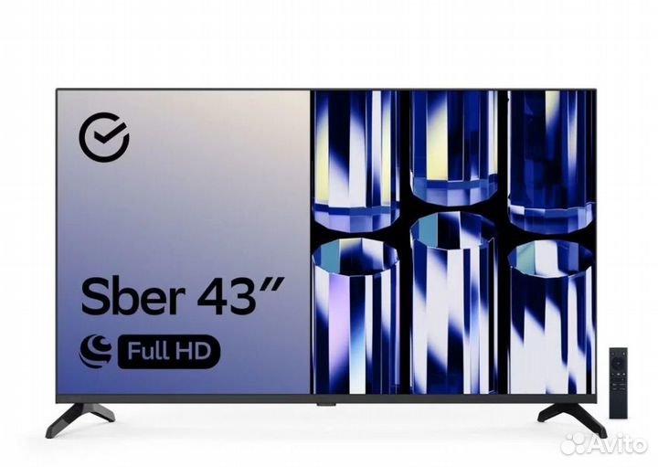 Телевизор SMART TV Sber 43 дюйма