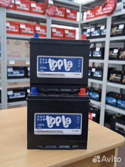 Аккумулятор 65 ач topla asia