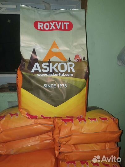 Премикс Роксвит для откорма крс 25 кг Аскор