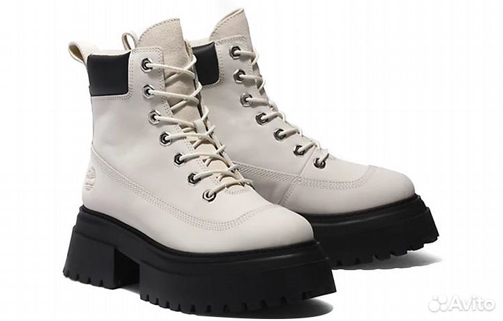 Timberland Outdoor Boots Women's High-top White/Black (39,5)