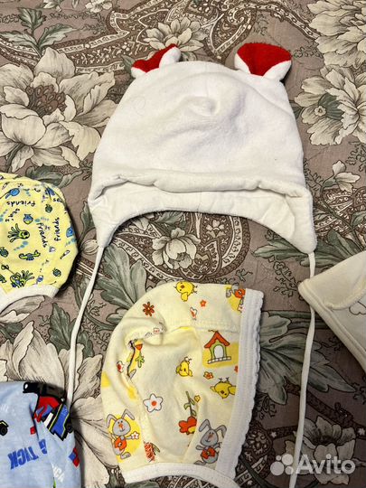 Детские шапочки для новорожденных